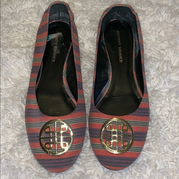 Audrey Brooke Shoes - Audrey Brooke flats like Tory Burch style flats